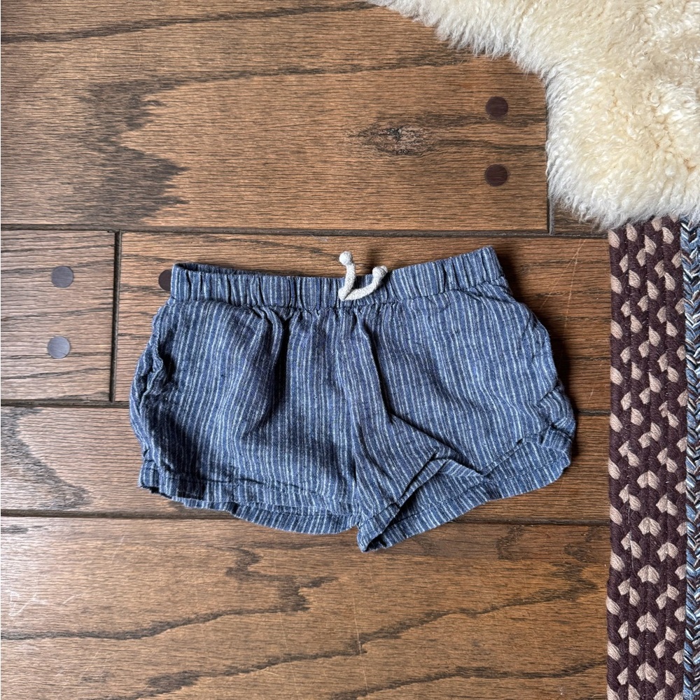 Go Gently Nation Striped Blue Kids Shorts